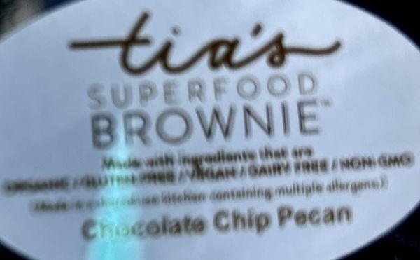 Tia's Superfood Brownies