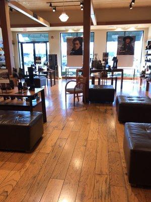 Bright and spacious.