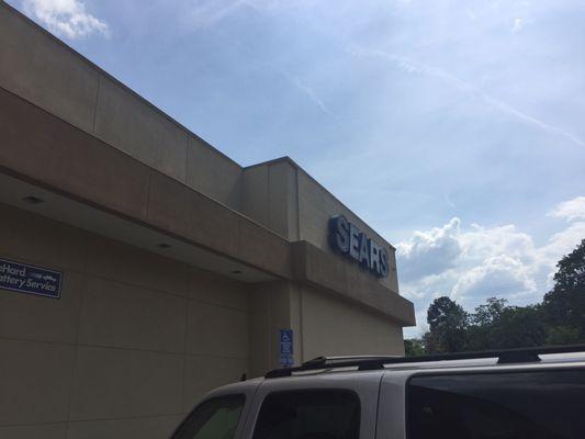 Inside Sears next to the mall.