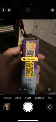 Fake elfbar domain (e1fbar.com). A dead link, btw