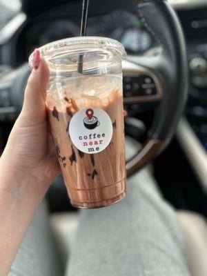 Black Forest Iced Latte