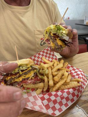 "The Hammontree" Burger Shown here with a side of French fries