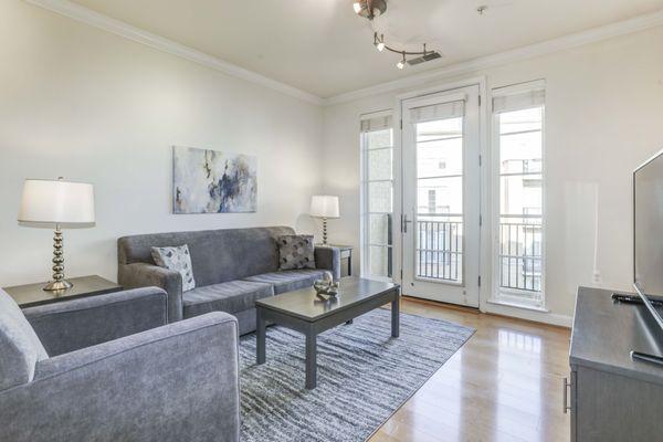 Furnished apartment rental at Reserve at Tysons Corner with Corporate Apartment Specialists.