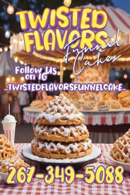 Twisted Flavors Funnel Cake