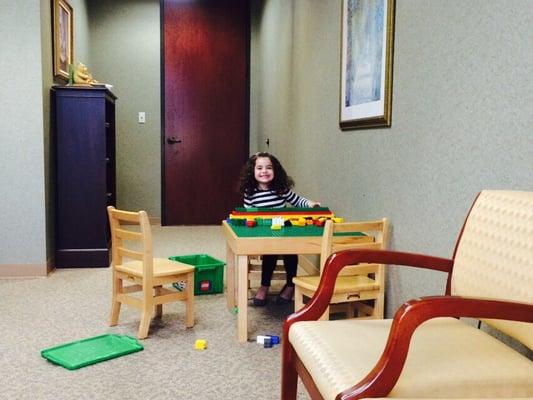 Brie-Brie playing while we wait