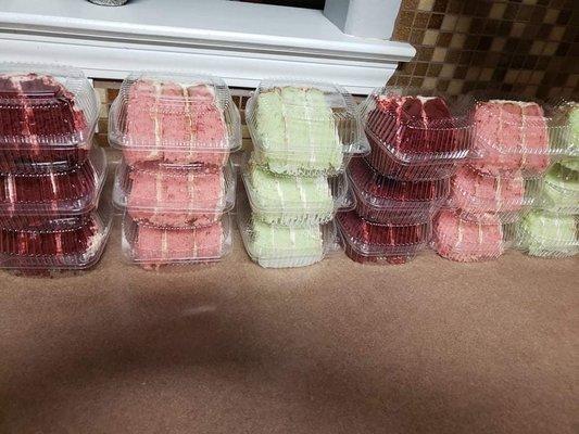 Variety of freshly homemade deliciousness