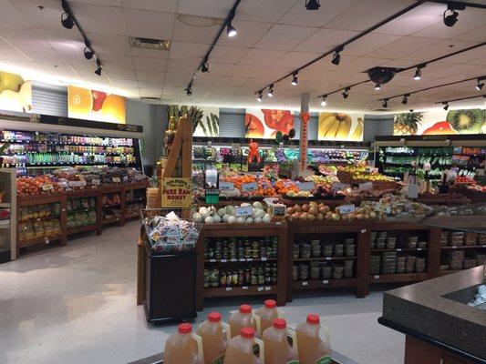 Produce section is very nice