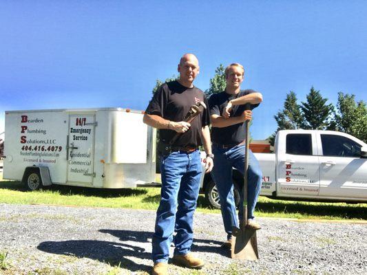 Daniel Bearden on left and Sam on the right