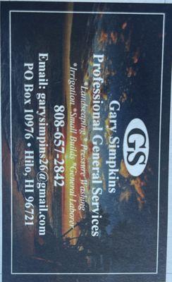 Gary Simpkins Professional General Services