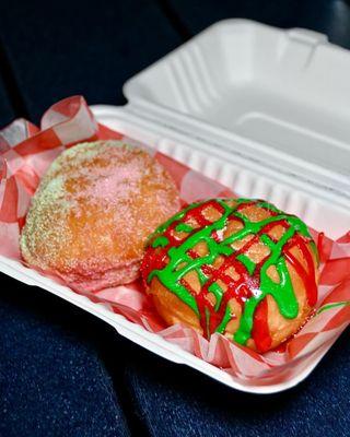 Big Malasada, Small Town Burger's Big Fried Pastry Dusted In Cinnamon Sugar
