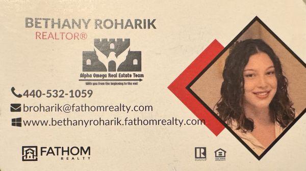 Bethany Roharik - Alpha Omega Real Estate Team