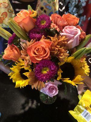 Fresh bouquet of flowers