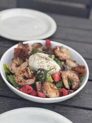Spring Berry Salad with Shrimp