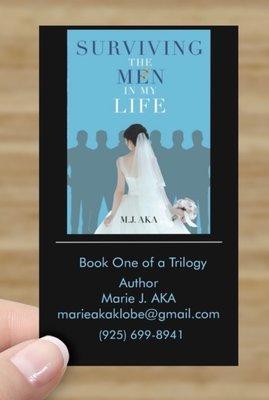 Business Cards with Final Book Cover ! Notice the changes ??