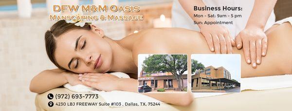 DFW M&M Oasis Manscaping & Massage
