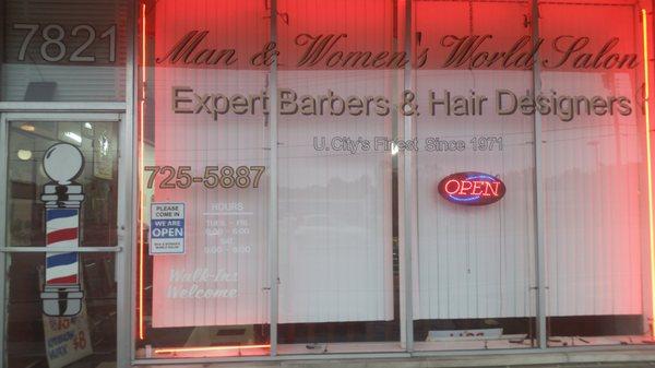Man & Woman's World Barber & Beauty Shop