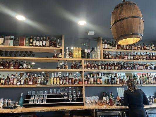 Huge selection of really good bottles.