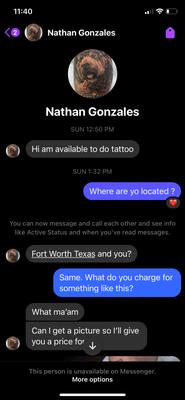 The full conversation that led to me being scammed!!