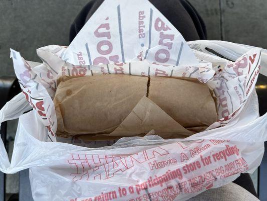 #2. Roast Beef Sandwich (11.49$) (tax- 1.01$)