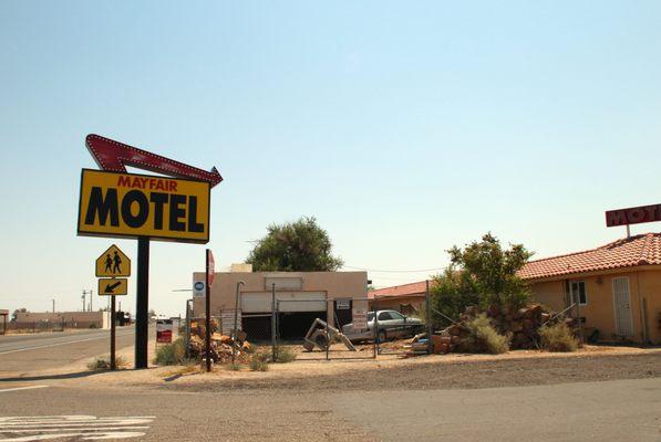 Large sign makes the place easy to spot (motel not pictured)