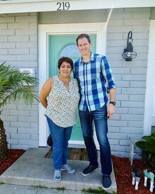 Doug Van Soest with Client Isabel W., Anaheim, CA