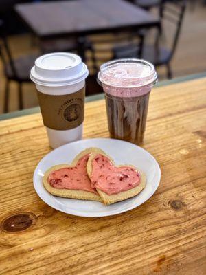 incredible lattes, great rotating bakery
