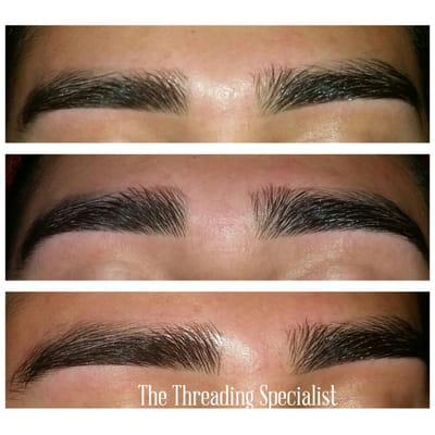 Natural masculine look. Threading is for men too!