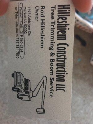 Hilleshiem Construction