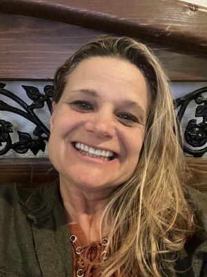 This is my smile after Dr. Childs applied veneers. I am so thrilled with the results.