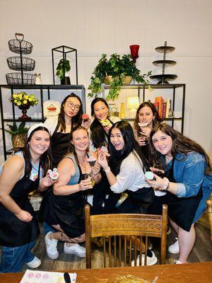 Cupcake and Cocktails class