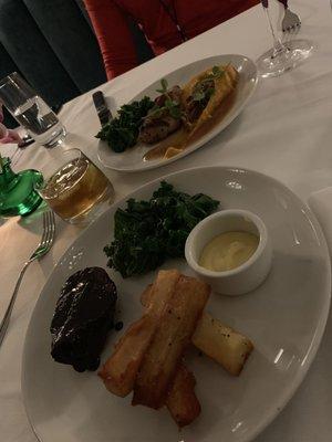 Filet mignon and The Duck. AMAZING!