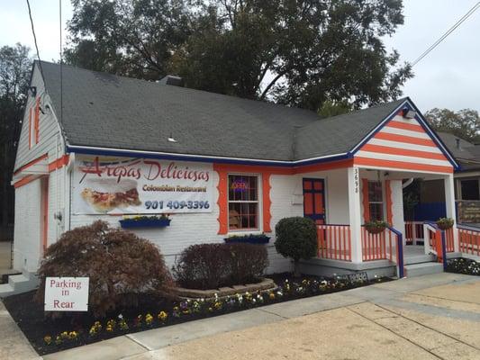 Lots of parking in the back!