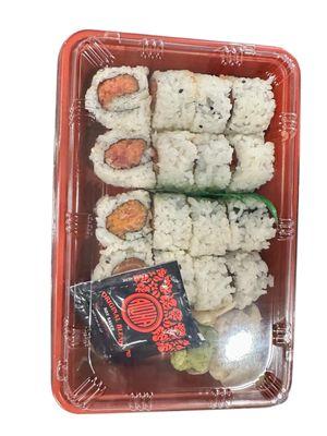Spicy tuna roll & Spicy salmon roll