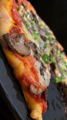 If you LOVE mushrooms, then this Johnny Shroom pizza is definitely the one you want to choose!