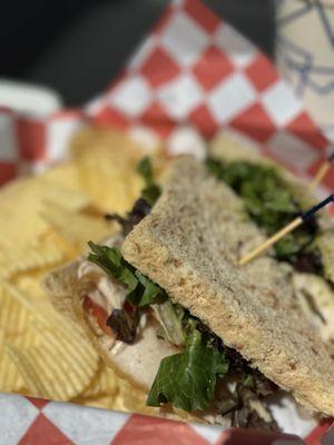 Turkey Guacamole Sandwich