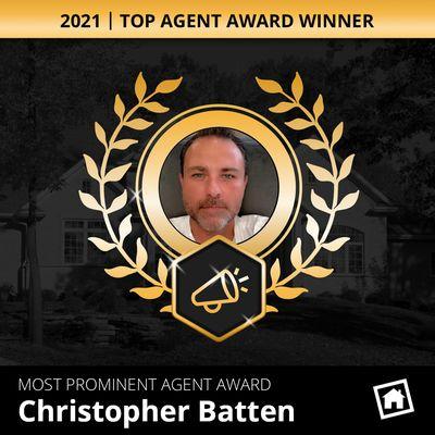 1021 - Most Prominent Agent Award.