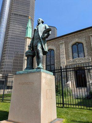 George Washington in downtown Detroit
