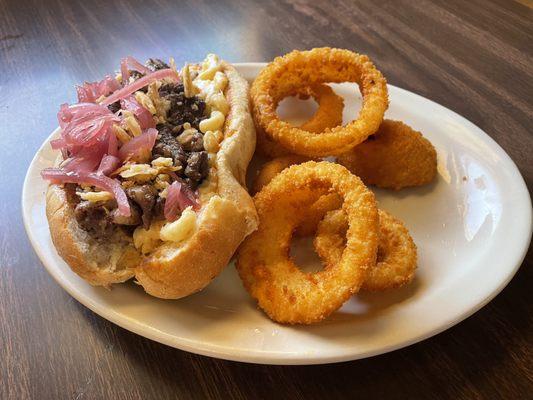 Our steak sandwich is second to none