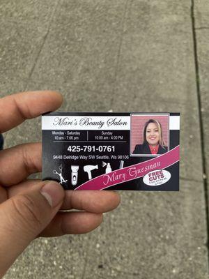 Mary’S Beauty Salon