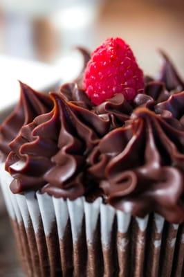 Raspberry Chambord Cupcake