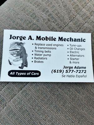 Jorge A Móvil Mechanic