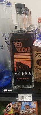 They now have the new Red Rocks Vodka! Awesome.