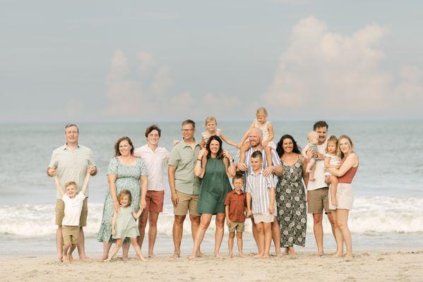 Extended family photos on the OBX
