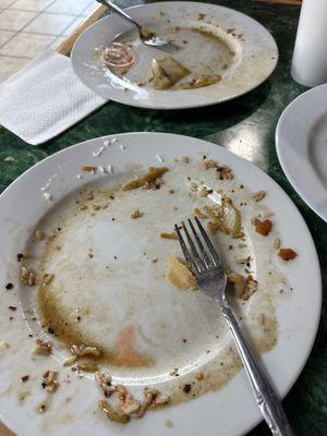 We're finished very large portions