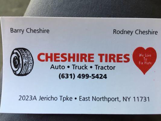 Cheshire Tires