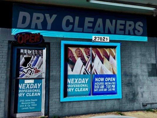 Welcome to NexDay Cleaners #2 -- your neighborhood spot for quick, quality dry cleaning.
