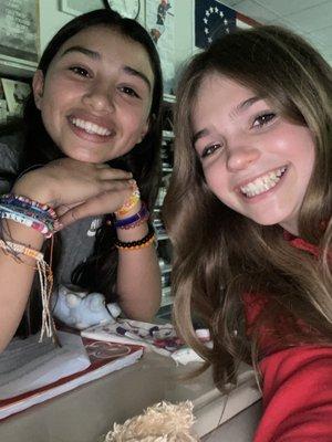 Great service and teeth are better than ever!!! Really recommend:) My kids took this picture and wanted to make a review so wholesome