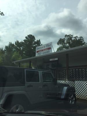 The outside of 'Southern Flair'