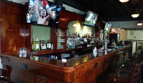 This photo was taken after the restorations