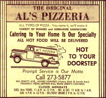 Al's Pizzeria Restaurant & Catering